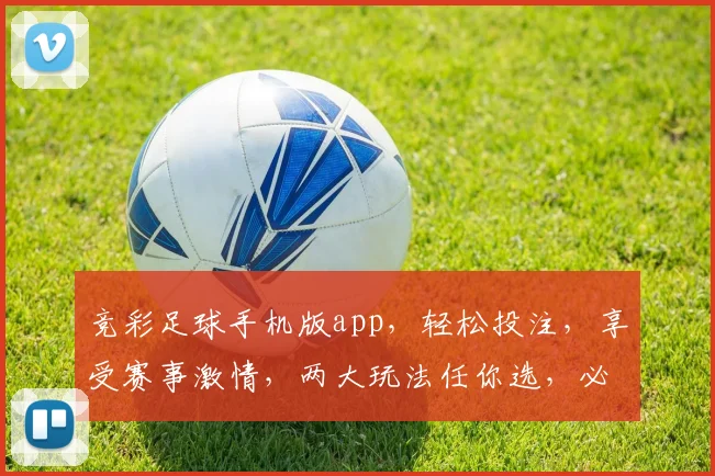 竞彩足球手机版app，轻松投注，享受赛事激情，两大玩法任你选，必看攻略